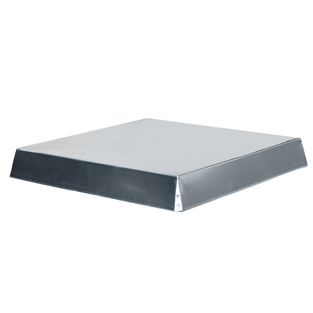 Couvercle métallique pour ruche 3 cm - 535x535x60 - conique